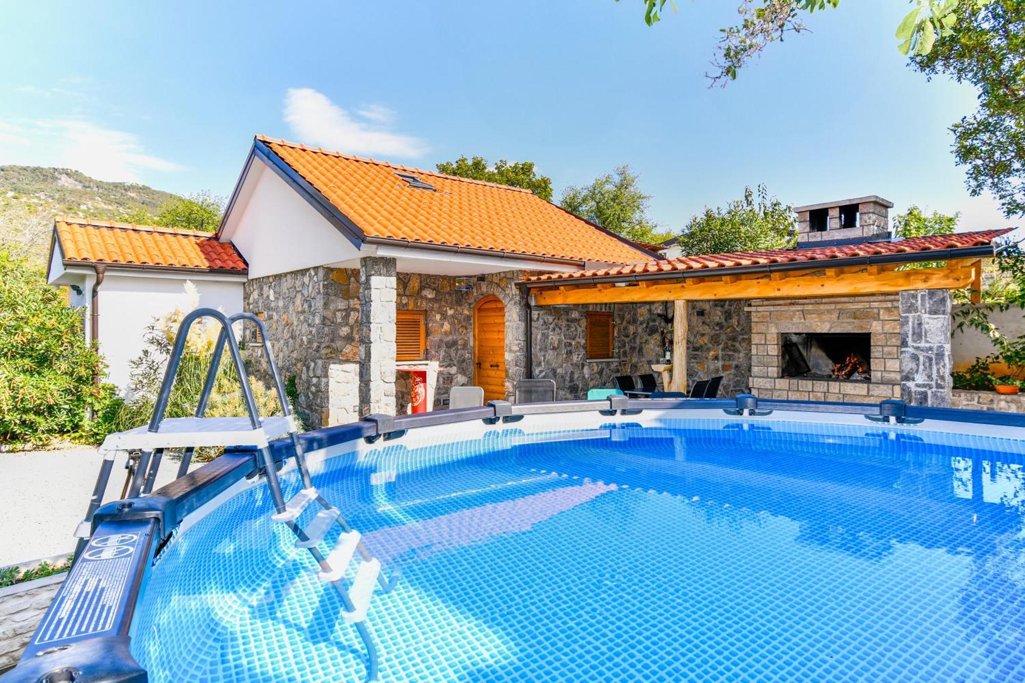 Apartman Lavanda Sa Bazenom I Okucnicom 4* Hreljin Экстерьер фото